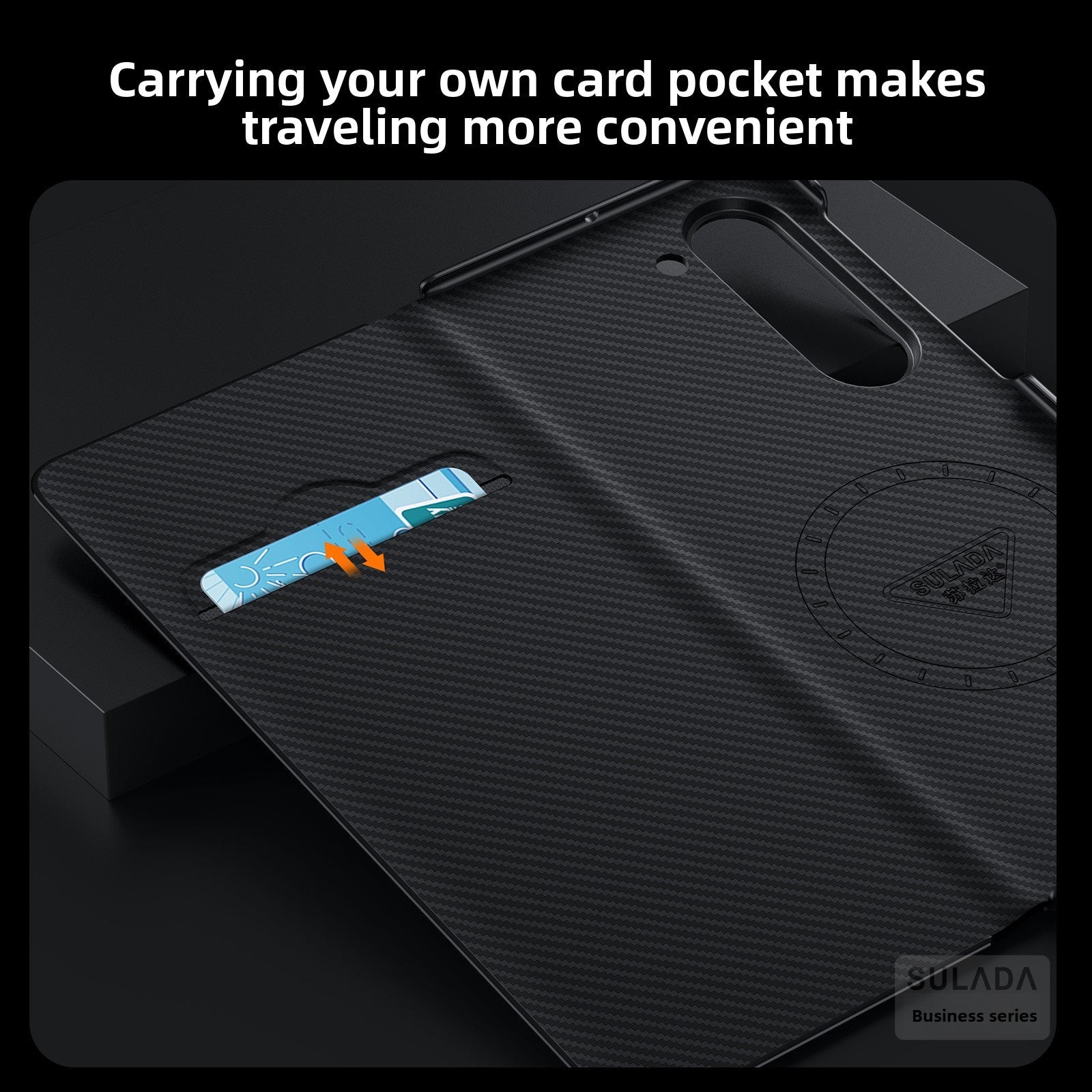 Samsung Z Fold Magnetic Leather Case with Card Slots - NolDox Store